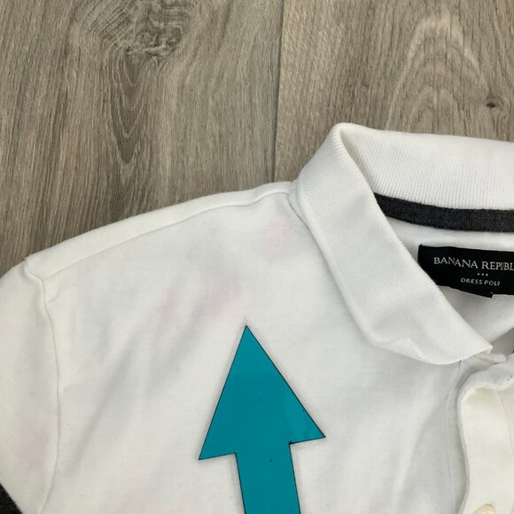 Lot of 3 Banana Republic Shirts Men's Large Dress Polo Golf Casual Short Sleeve - Picture 5 of 16